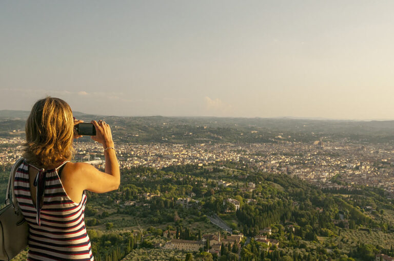 Fiesole panorama su firenze