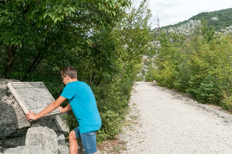 biotopo Lavini di Marco: pannelli didattici