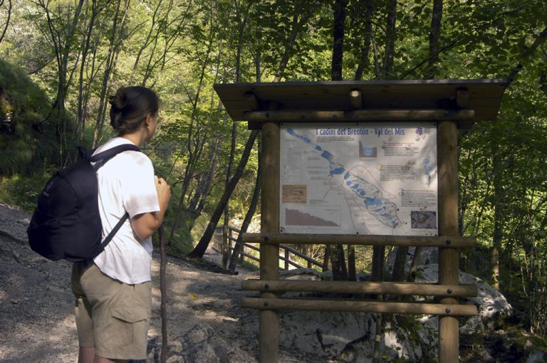 Cadini del Brenton e cascate della Soffia: pannelli didattici