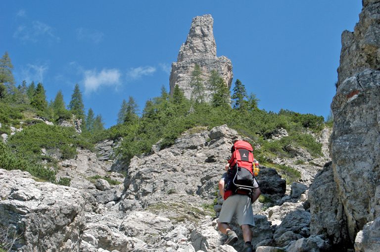 Campanile val Cimoliana: sentiero