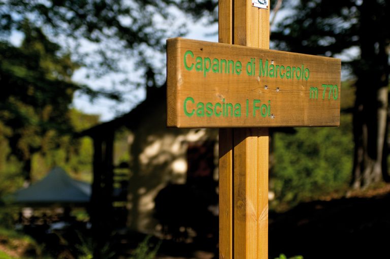 parco capanne Marcarolo: segnavia