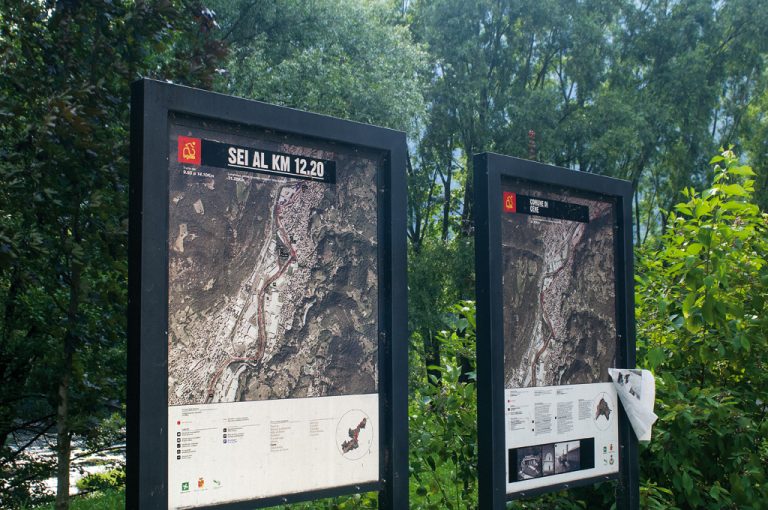 ciclabile val Seriana: segnaletica