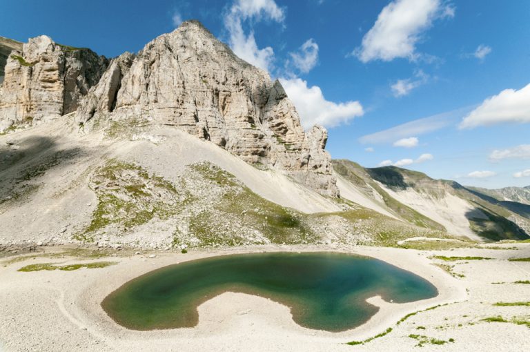 Lago di Pilato: lago e cima