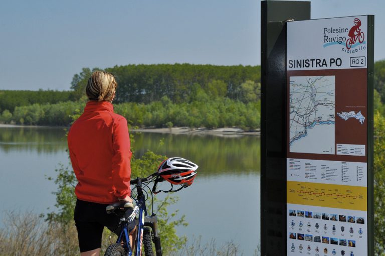 ciclabile sinistra po: pannelli didattici