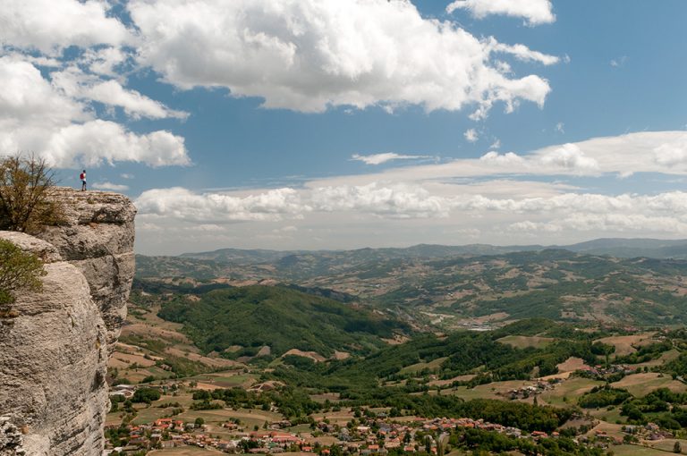 Il panorama dall'alto