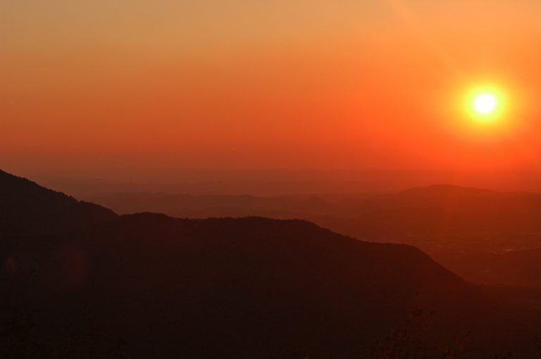 Val Borbera: tramonto