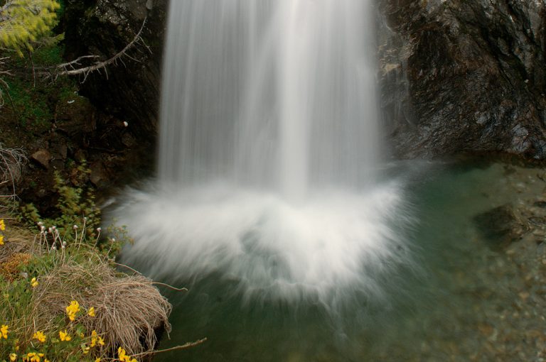 Val Grosina: cascata