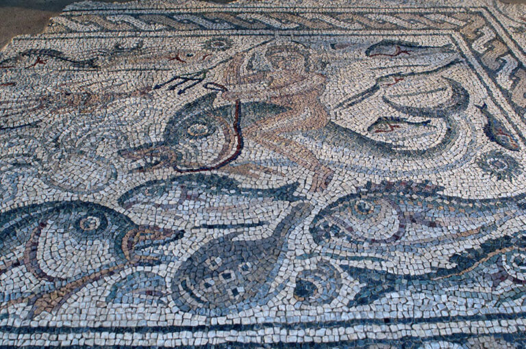Alla scoperta della città romana di luni: mosaico