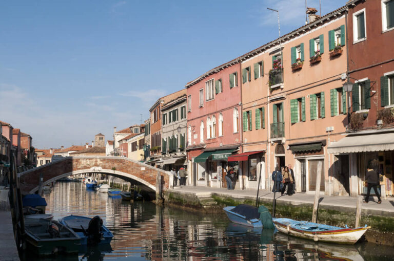 Murano, burano e torcello canale Fondamenta Vetrai