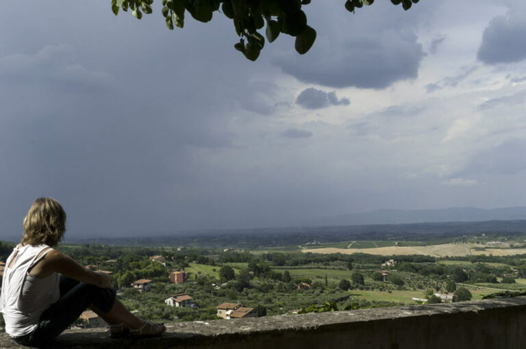 Un giro attorno a chiusi: terrazza panoramica a Chianciano