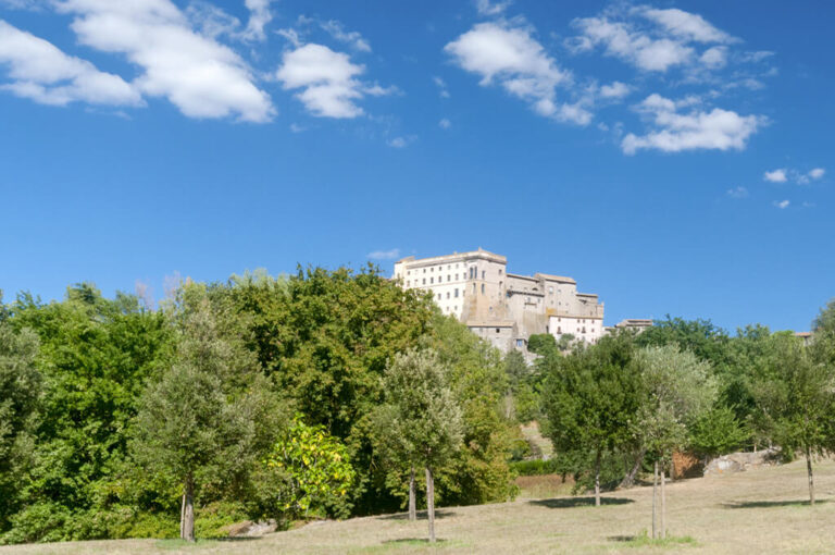 Il parco dei mostri di bomarzo: scorcio del borgo