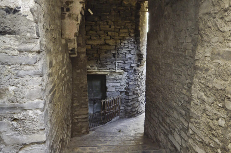 Lago di como il sentee di sort e la via verde vicolo