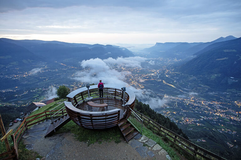 Tirolo alto adige punto panoramico