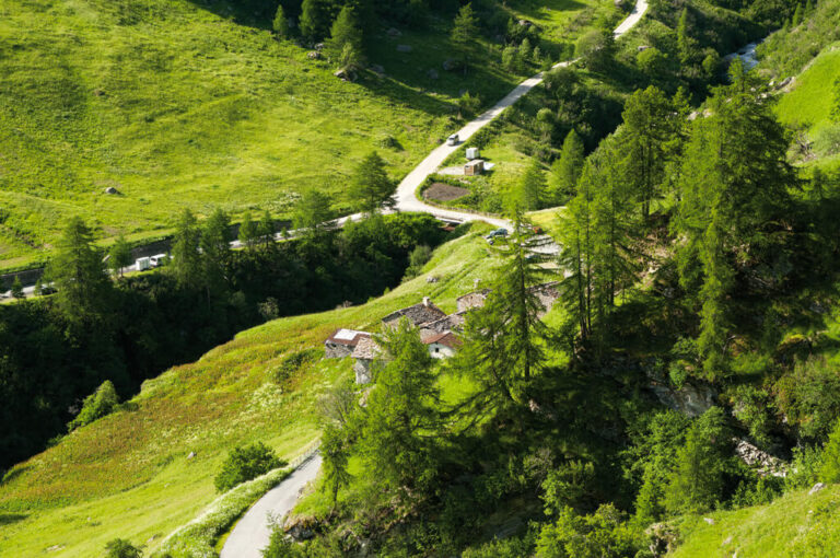 Rifugio bezzi valgrisenche: partenza del sentiero