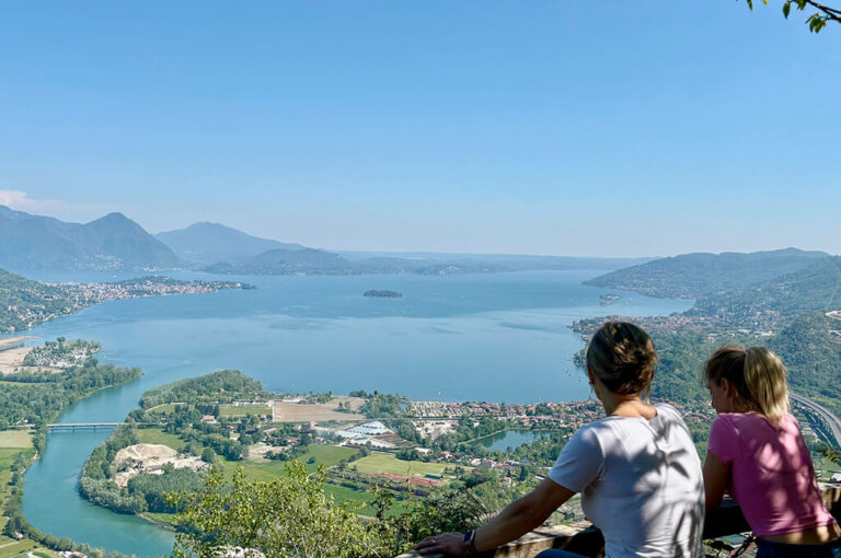 Sosta panoramica lungo l'itinerario