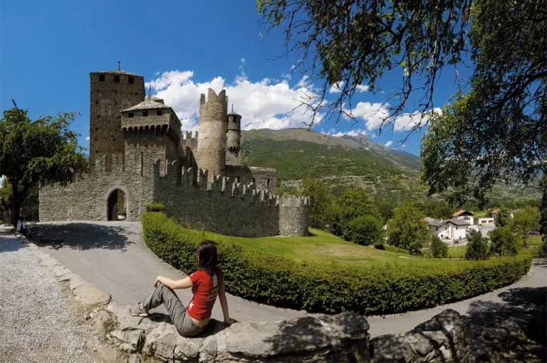 Castello Fénis: ingresso