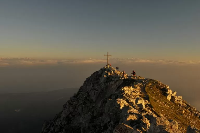 Corno Bianco: croce vetta