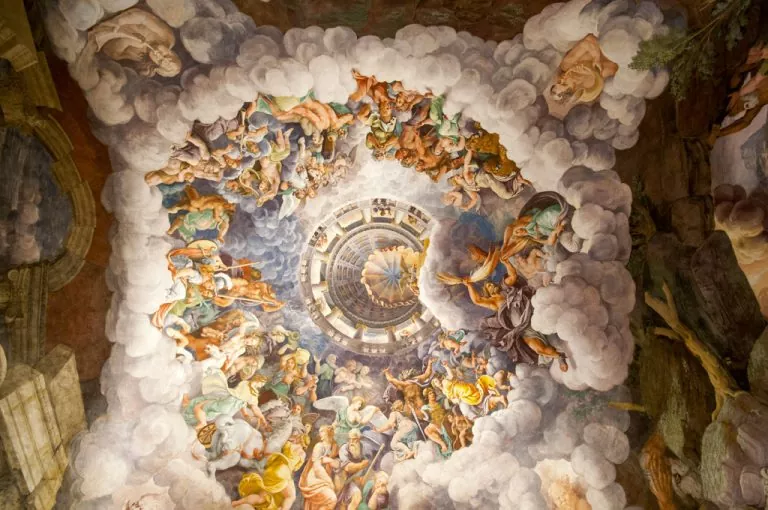 Mantova: dipinto sala dei giganti
