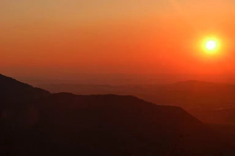Val Borbera: tramonto