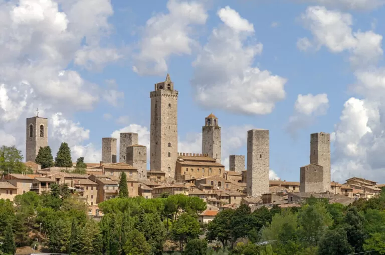 San gimignano panoramica sul borgo