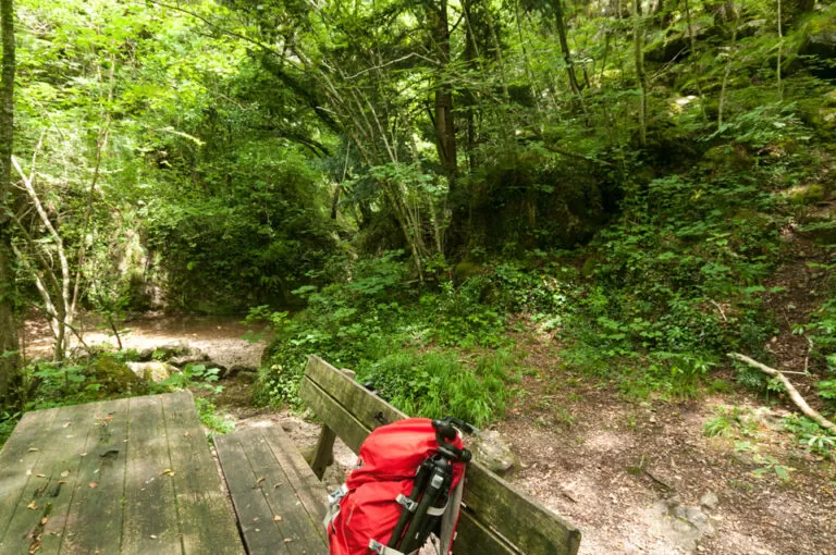 Tra pozze e cascate in valle inzino. sosta area picnic
