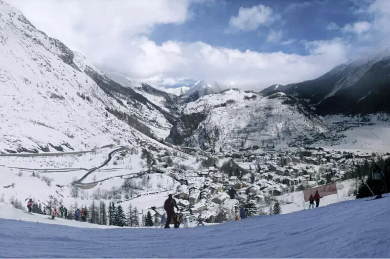 In camper sulle nevi della valle d'aosta: panoramica piste sci